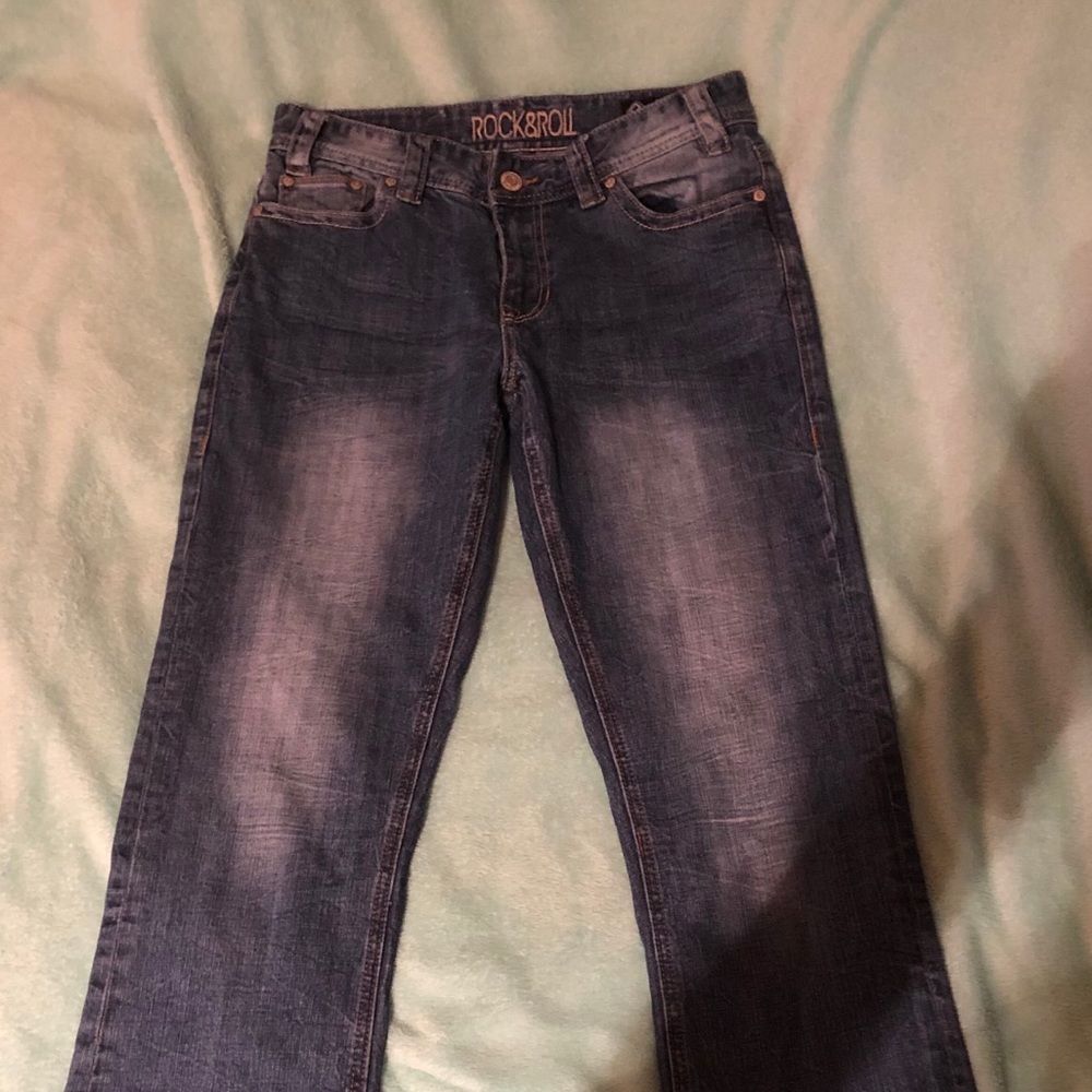 rock and roll boyfriend jeans